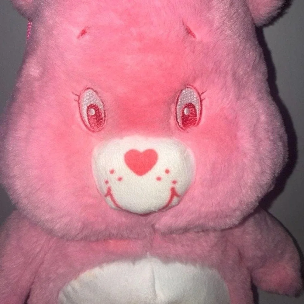 Care Bears Love-a-Lot Bear Pink Plush Backpack